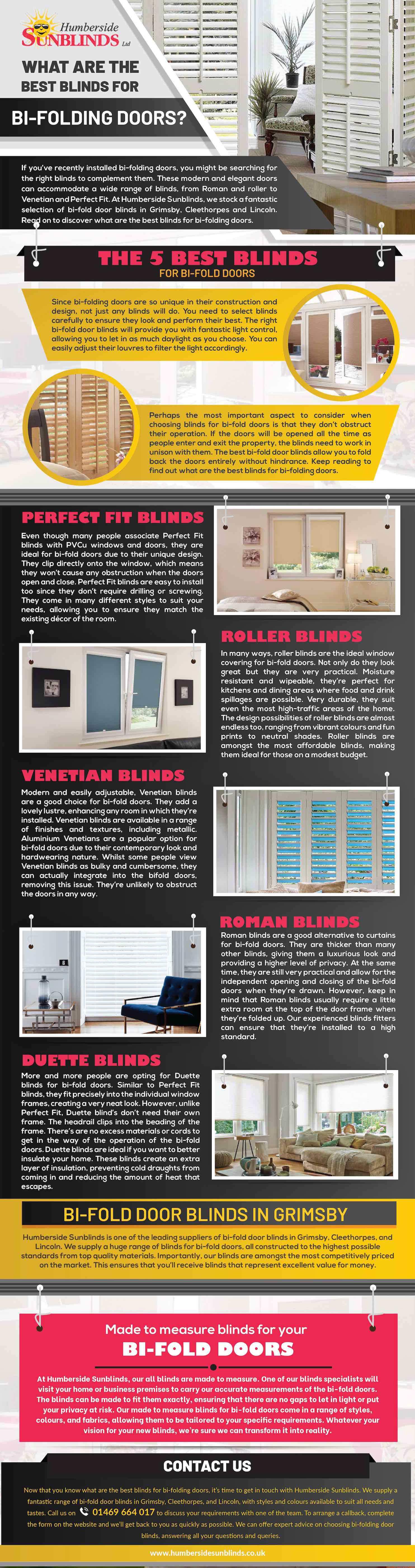 What are the best blinds for Bi Fold Doors?