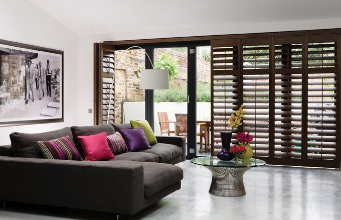 Faux wood Shutters in Grimsby